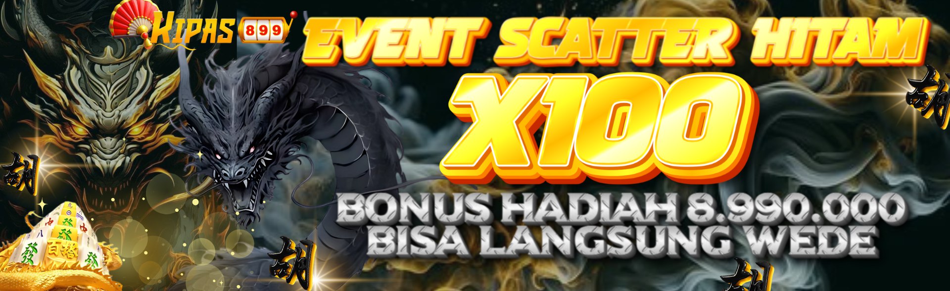 EVENT SCATTER HITAM X100