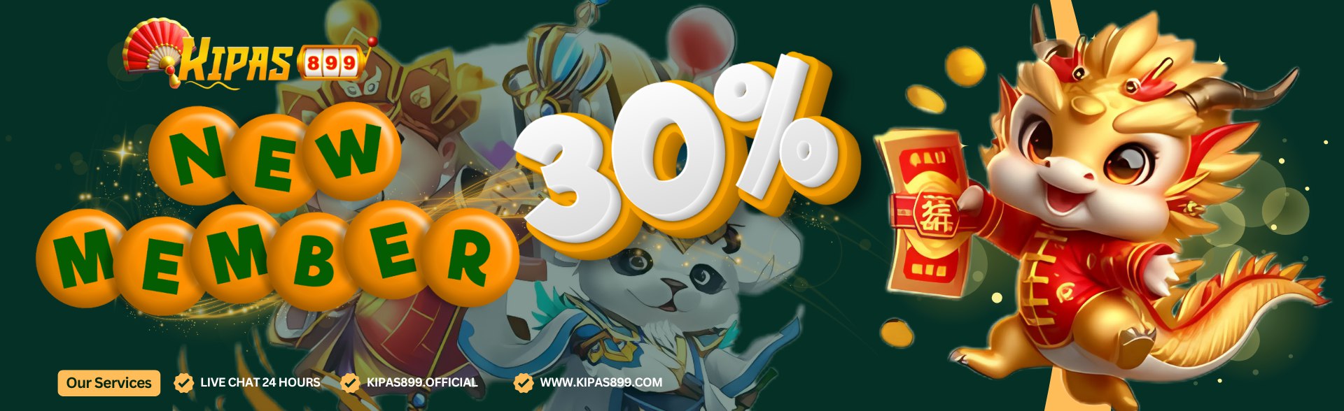 BONUS NEW MEMBER 30% - SLOT