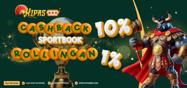 BONUS CASHBACK & ROLLINGAN SPORTBOOK